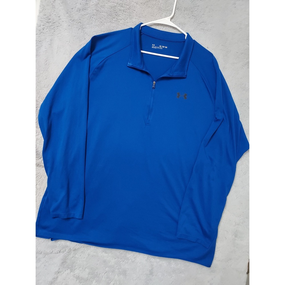 Under Armour Pullover Mens 3XLT Tech 2.0 1/4 Zip Long Sleeve Lightweight FLAW